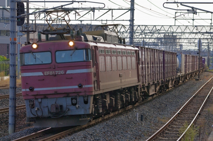 JR貨物 国鉄EF81形電気機関車 EF81-726 鉄道フォト・写真 by FM-805Dさん 茨木駅：2015年10月31日14時ごろ