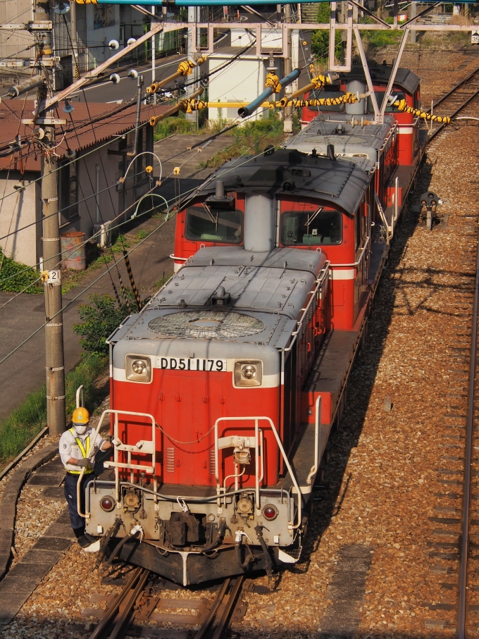 JR西日本 国鉄DD51形ディーゼル機関車 DD51-1179·1186 鉄道フォト・写真 by FM-805Dさん 東福山駅：2023年06月17日07時ごろ