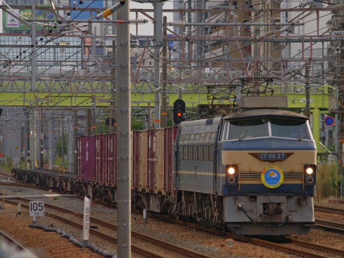 JR貨物 EF66形 EF66 27 鉄道フォト・写真 by FM-805Dさん 東淀川駅：2017年09月24日16時ごろ