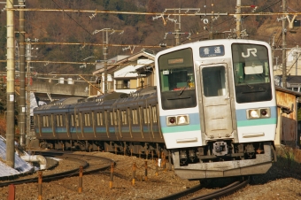 JR東日本 クハ211形 クハ211-2009 鉄道フォト・写真 by FM-805Dさん 大月駅 (JR)：2018年02月10日08時ごろ
