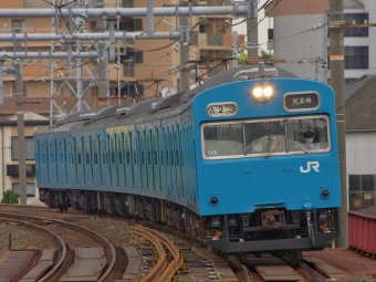 JR西日本 クハ103形 クハ103-115 鉄道フォト・写真 by FM-805Dさん 津久野駅：2015年05月04日14時ごろ
