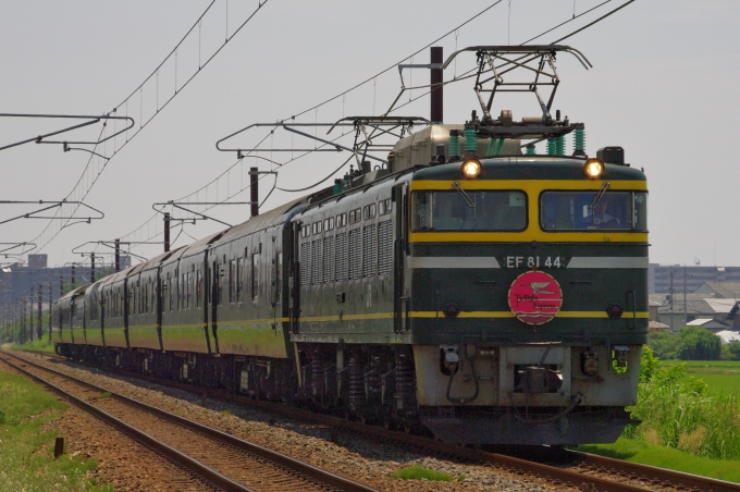 JR西日本 国鉄EF81形電気機関車 トワイライトエクスプレス(特別なトワイライトエクスプレス) EF81-44 鉄道フォト・写真 by FM-805Dさん 長浜駅：2015年05月30日12時ごろ