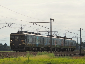 あいの風とやま鉄道413系電車 とやま絵巻 クハ412-3 鉄道フォト・写真 by FM-805Dさん 東富山駅：2023年08月14日07時ごろ