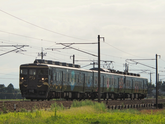 鉄道フォト・写真：あいの風とやま鉄道413系電車  とやま絵巻 クハ412-3 東富山駅 鉄道フォト・写真 by FM-805Dさん - 撮影日 2023/08/14 07:37