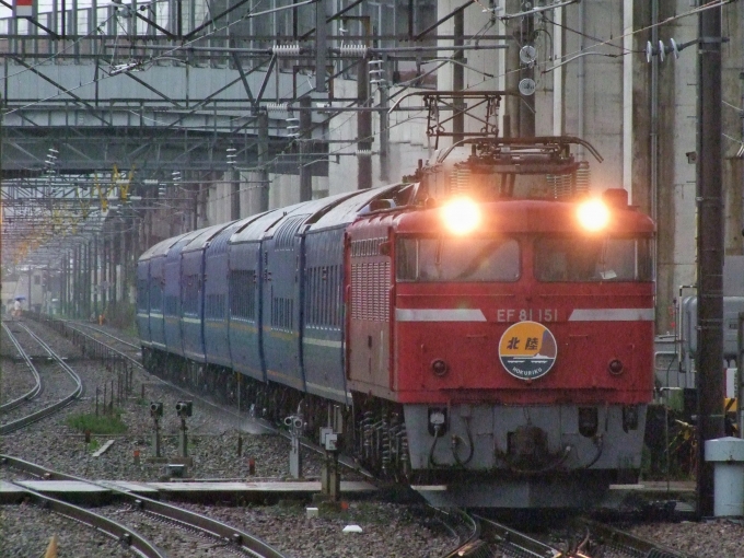 JR東日本 国鉄EF81形電気機関車 北陸(特急) EF81-151 鉄道フォト・写真 by FM-805Dさん 森本駅：2009年08月02日06時ごろ