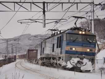 JR貨物 EF510形 EF510-505 鉄道フォト・写真 by FM-805Dさん 有間川駅：2022年02月06日11時ごろ