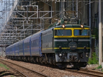 JR西日本 国鉄EF81形電気機関車 日本海(特急) EF81-43 鉄道フォト・写真 by FM-805Dさん 新大阪駅 (JR)：2011年05月07日10時ごろ