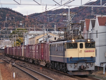 JR貨物 国鉄EF65形電気機関車 EF65-2080 鉄道フォト・写真 by FM-805Dさん 山科駅 (JR)：2023年12月02日13時ごろ