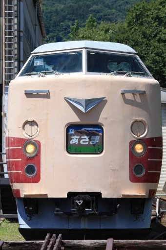 国鉄189系電車 鉄道フォト・写真 by ikさん 横川駅 (群馬県)：2022年08月02日11時ごろ