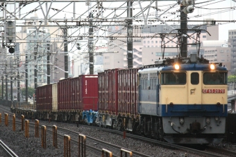 JR貨物 国鉄EF65形電気機関車 鉄道フォト・写真 by ikさん 本八幡駅 (JR)：2022年07月15日11時ごろ