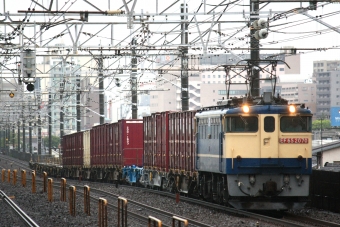 JR貨物 国鉄EF65形電気機関車 鉄道フォト・写真 by ikさん 本八幡駅 (JR)：2022年07月13日11時ごろ
