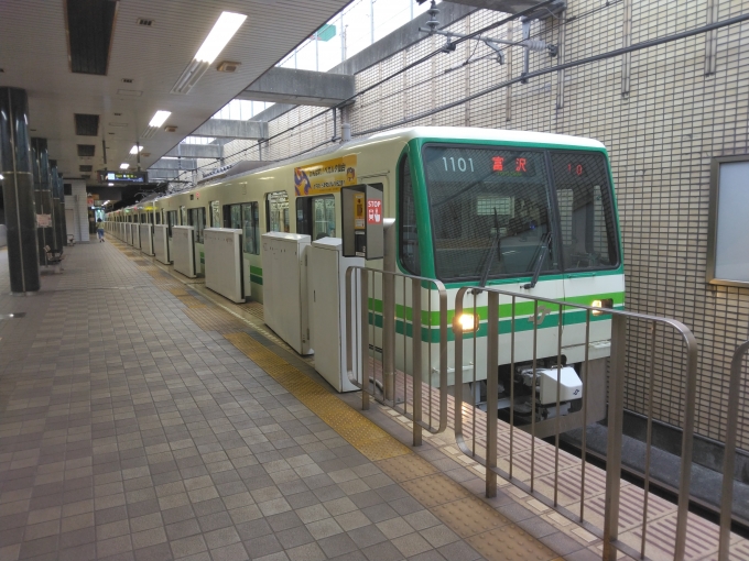 鉄道フォト・写真：仙台市交通局1000系電車 1101 黒松駅 (宮城県) 鉄道フォト・写真 by 仙石線ラブさん - 撮影日 2024/08/13 16:21