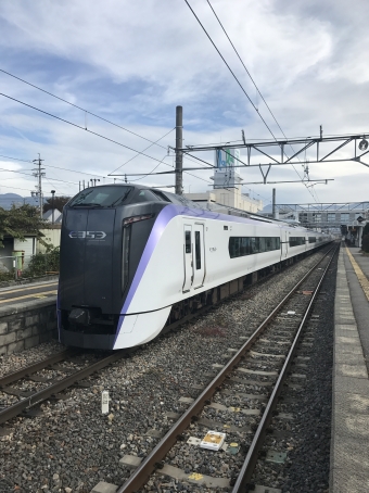 JR東日本E353系電車 あずさ 鉄道フォト・写真 by くろてつさん 岡谷駅：2019年11月03日09時ごろ
