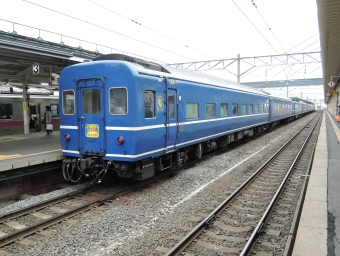 JR北海道 国鉄14系客車 スハネフ14形 はまなす(急行) スハネフ14 552 鉄道フォト・写真 by ALPSさん 青森駅 (JR)：2015年07月16日05時ごろ