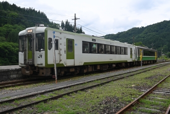 JR東日本キハ100・110系気動車 キハ110形 キハ110-224 鉄道フォト・写真 by ALPSさん 会津川口駅：2024年07月02日15時ごろ