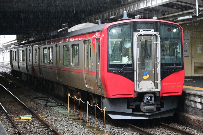 鉄道フォト・写真：しなの鉄道SR1系電車  クモハSR111-305 長野駅 (しなの鉄道) 鉄道フォト・写真 by ALPSさん - 撮影日 2024/07/01 09:53