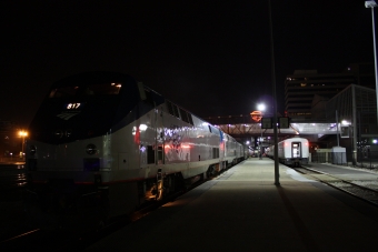 Amtrak 鉄道フォト・写真 by tomokit1976さん ：2012年11月19日23時ごろ