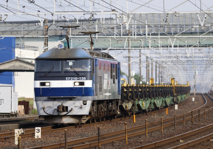 鉄道フォト・写真：JR貨物EF210形電気機関車 EF210-135 清洲駅 鉄道フォト・写真 by mocotan☆さん - 撮影日 2018/05/17 16:24