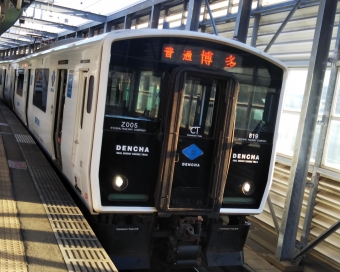 JR九州 クハBEC818形 クハBEC818-5 鉄道フォト・写真 by 一般人よりは電車好きな人さん 吉塚駅：2022年11月06日07時ごろ