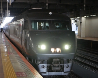 JR九州 クモロ787形 クモロ787-8 鉄道フォト・写真 by 一般人よりは電車好きな人さん 博多駅 (JR)：2023年02月20日15時ごろ