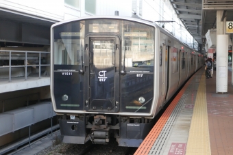 JR九州 クモハ817形 クモハ817-1511 鉄道フォト・写真 by 一般人よりは電車好きな人さん 博多駅 (JR)：2023年02月20日16時ごろ