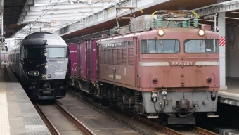 JR貨物 国鉄EF81形電気機関車 EF81 403 鉄道フォト・写真 by 一般人よりは電車好きな人さん 箱崎駅：2023年05月18日09時ごろ