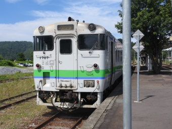 JR北海道 キハ40形 キハ40 1707 鉄道フォト・写真 by kanaさん 上川駅：2022年08月06日22時ごろ