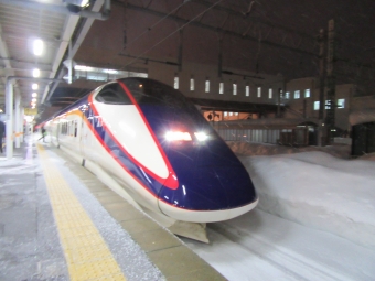JR東日本 E3系新幹線電車 つばさ(新幹線) 鉄道フォト・写真 by Massaさん 米沢駅：2022年01月30日17時ごろ