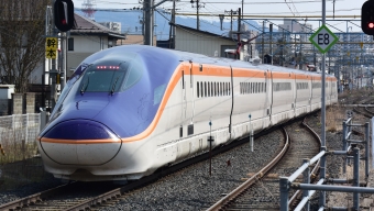 JR東日本 E821形(Mc) つばさ(新幹線) E821-3 鉄道フォト・写真 by Massaさん 北山形駅：2024年04月14日14時ごろ