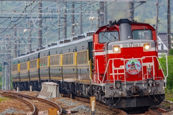 JR西日本 DD51+サロンカーなにわ 鉄道フォト・写真 by amiさん ：2014年07月20日09時ごろ