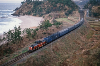 JR西日本 DD51+24系25型ブルートレイン 鉄道フォト・写真 by amiさん ：1990年01月14日00時ごろ