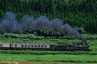 JR九州 8620形 SLあそBOY(快速) 58654 鉄道フォト・写真 by amiさん 立野駅 (熊本県|JR)：1989年07月23日00時ごろ
