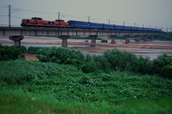 JR西日本 国鉄DD51形ディーゼル機関車 出雲(特急) 鉄道フォト・写真 by amiさん ：1989年08月15日00時ごろ