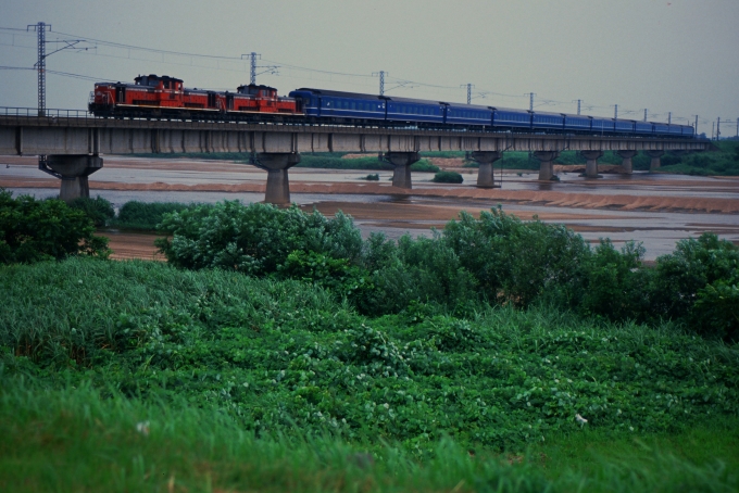 鉄道フォト・写真：JR西日本 国鉄DD51形ディーゼル機関車 出雲(特急) 出雲市駅 鉄道フォト・写真 by amiさん - 撮影日 1989/08/15 00:00