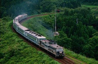 JR西日本 国鉄DD51形ディーゼル機関車 ユーロライナー DD51791 鉄道フォト・写真 by amiさん ：1989年06月11日00時ごろ