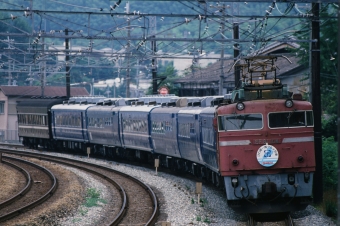JR西日本 国鉄EF81形電気機関車 グルメ列車 EF81104 鉄道フォト・写真 by amiさん ：1989年03月21日00時ごろ