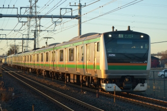 JR東日本E233系電車 鉄道フォト・写真 by セイルさん 久喜駅 (JR)：2023年02月05日06時ごろ