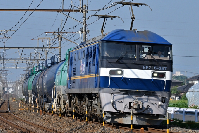 鉄道フォト・写真：JR貨物EF210形電気機関車 EF210-357 野木駅 鉄道フォト・写真 by セイルさん - 撮影日 2024/06/14 07:30