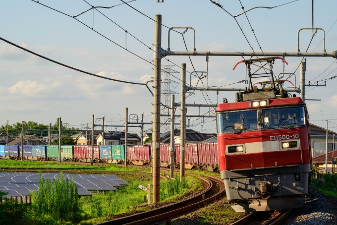 鉄道フォト・写真：JR貨物EH200形電気機関車 EH200-10 古河駅 鉄道フォト・写真 by セイルさん - 撮影日 2024/06/29 17:29