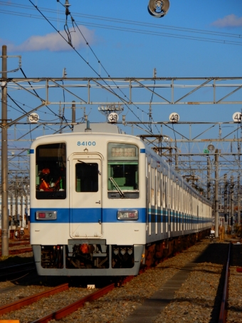 東武鉄道 東武8000系電車 クハ8400形(Tc) 84100 鉄道フォト・写真 by 踏切番のおぢさん 森林公園駅 (埼玉県)：2017年11月19日15時ごろ