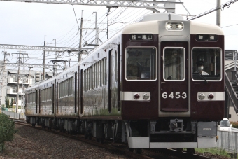 阪急電鉄 阪急6450形(Tc) 6453 鉄道フォト・写真 by シルヘッダーさん ：2022年09月20日14時ごろ