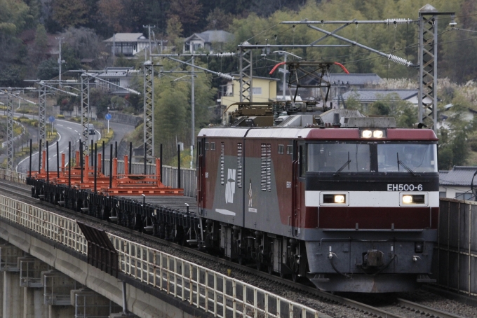 JR貨物EH500形電気機関車 EH500-6 金谷川駅 鉄道フォト・写真 by 蛸壺