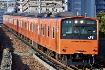 JR西日本 クハ201形 クハ201-137 鉄道フォト・写真 by お茶漬けさん ：2019年03月19日06時ごろ