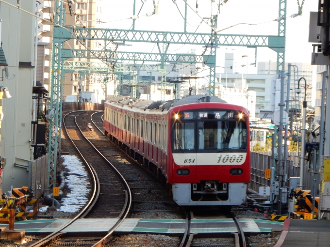 鉄道フォト・写真：京急電鉄 京急1000形電車(2代) 1654 北品川駅 鉄道フォト・写真 by Akaiさん - 撮影日 2024/04/07 16:35