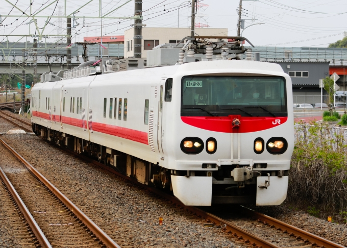 鉄道フォト・写真：JR東日本E491系電車 クヤE490-1 物井駅 鉄道フォト・写真 by JR東日本千葉支社(非公式)さん - 撮影日 2024/04/20 09:42