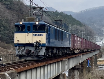 JR貨物 国鉄EF64形電気機関車 EF64-1024 鉄道フォト・写真 by 紅姫さん ：2023年12月29日09時ごろ