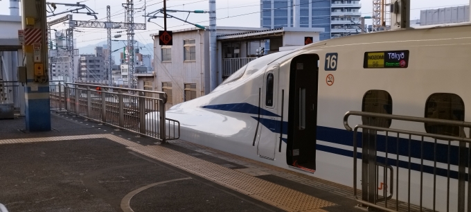 JR東海 N700S新幹線 鉄道フォト・写真 by いちまさん 広島駅：2023年03月04日07時ごろ