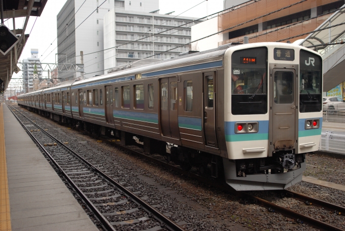 鉄道フォト・写真：JR東日本 国鉄211系電車 クハ211-5 甲府駅 鉄道フォト・写真 by Tetsuotaさん - 撮影日 2024/02/23 14:48