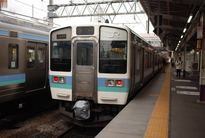 鉄道フォト・写真：JR東日本 国鉄211系電車 クハ210-1010 甲府駅 鉄道フォト・写真 by Tetsuotaさん - 撮影日 2024/02/23 14:50