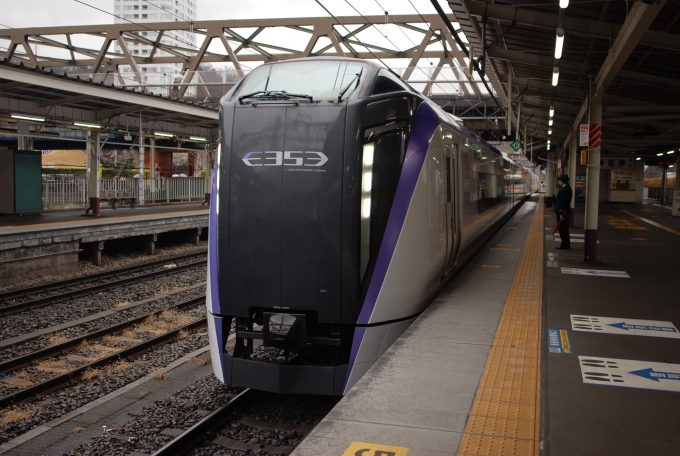 鉄道フォト・写真：JR東日本E353系電車 かいじ クハE352-11 甲府駅 鉄道フォト・写真 by Tetsuotaさん - 撮影日 2024/02/23 15:02